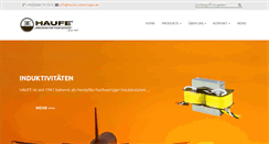 Desktop Screenshot of haufe-uebertrager.de